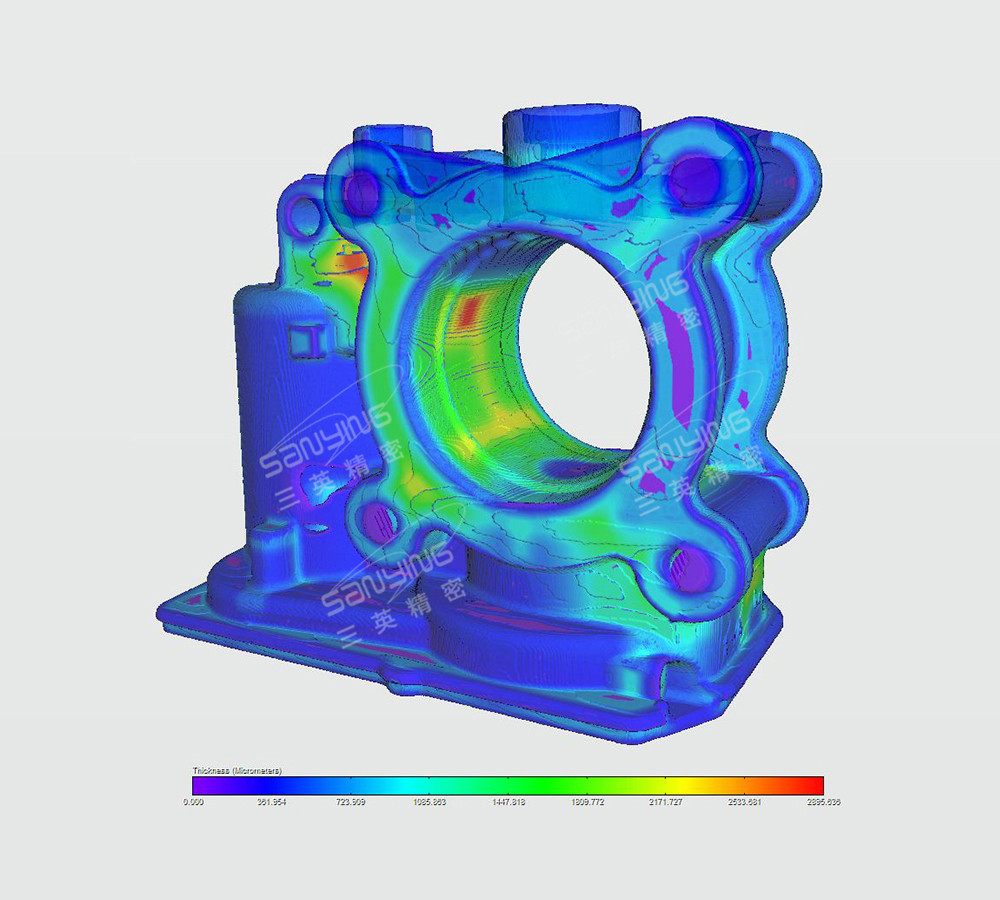 铸件壁厚分析